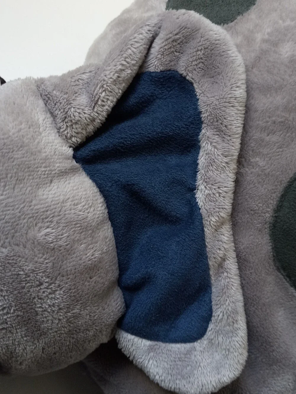 Jellycat Cushkin Elephant Plush Stuffed Animal Gray Polka Dot Retired FLAW